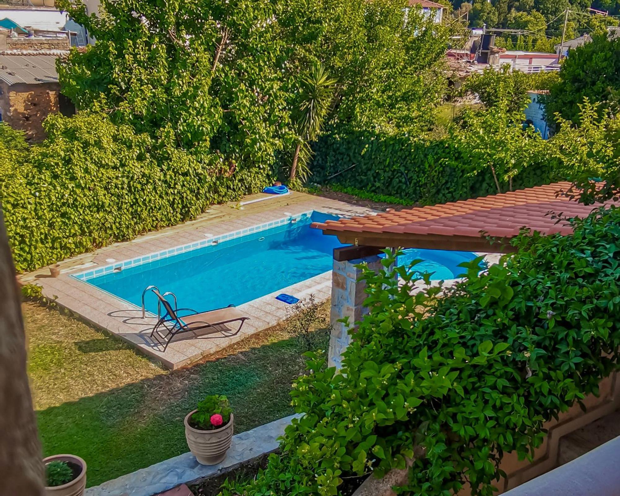 Villa Skine With Private Pool And Garden Ханья Экстерьер фото